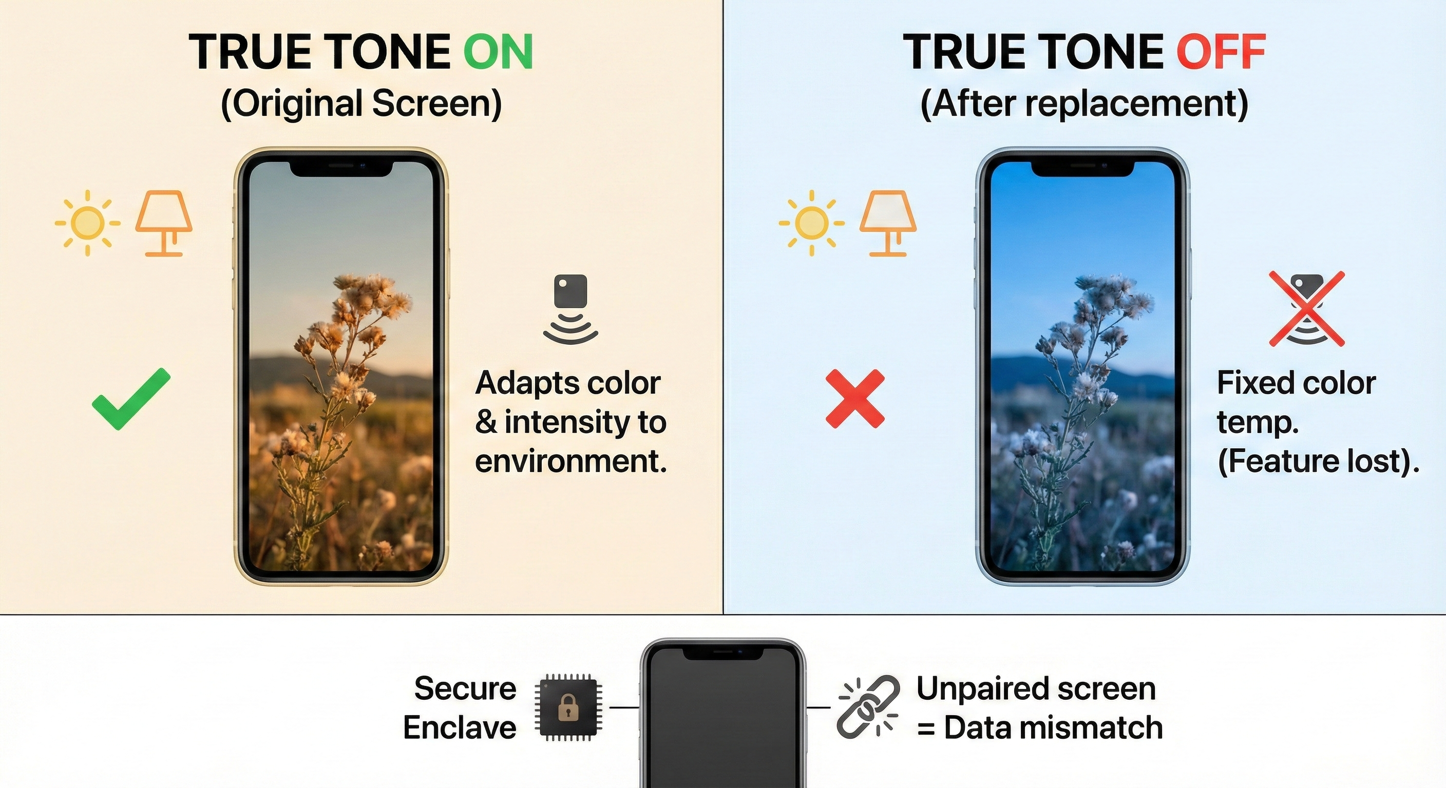 Apple True Tone Nedir? Ekran Degisiminde Neden Kaybolur?